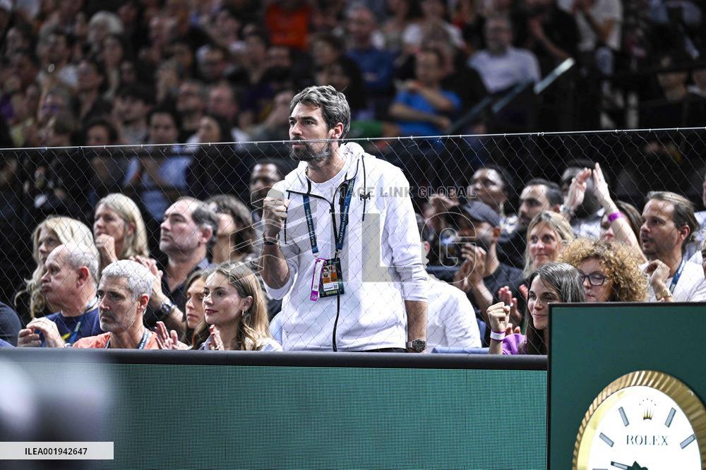 VIPs Watch Rolex Paris Masters