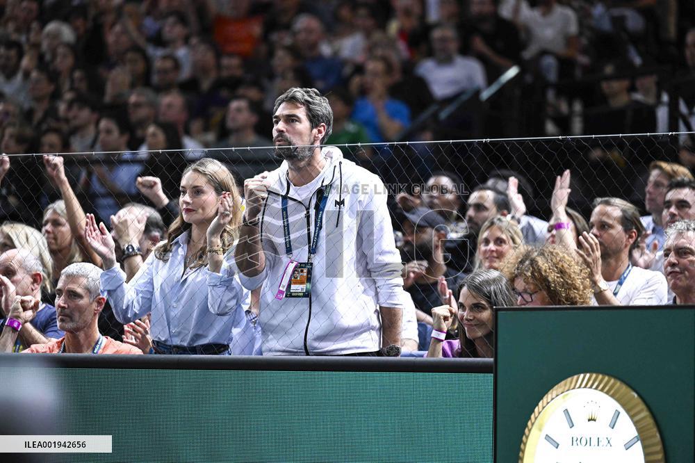 VIPs Watch Rolex Paris Masters