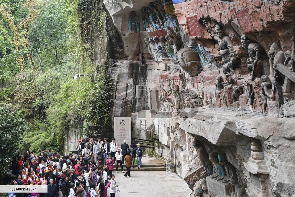 CHINA-CHONGQING-DAZU ROCK CARVINGS-TOURISM (CN)