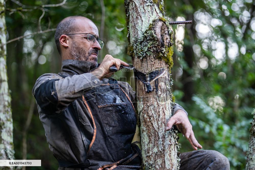 CHINA-CHONGQING-FRENCH LACQUER ARTIST (CN)