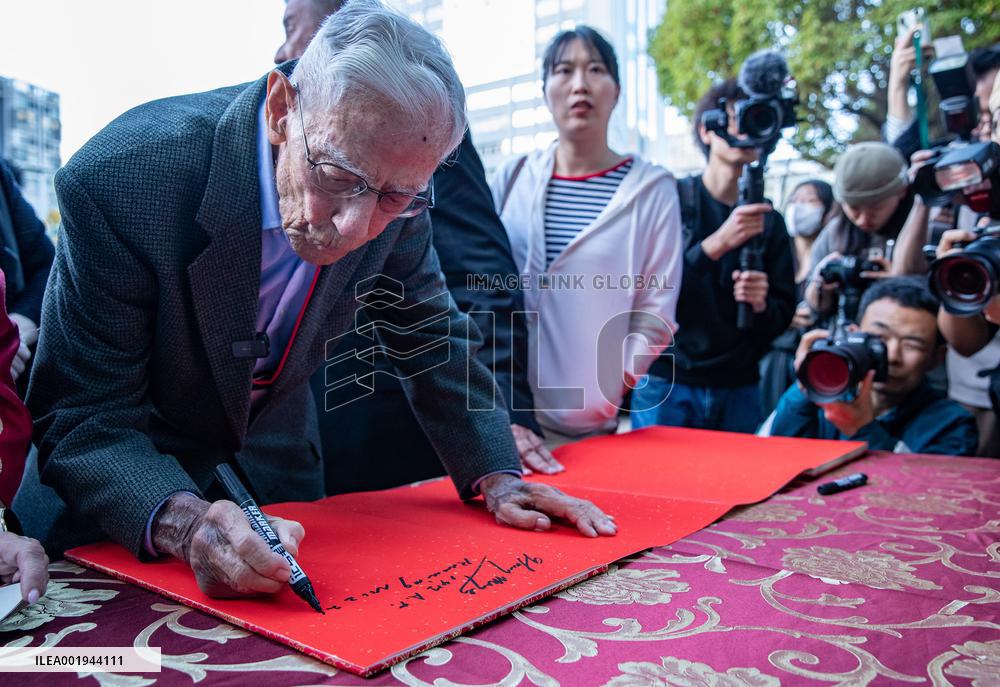 CHINA-YUNNAN-KUNMING-FLYING TIGERS-VETERANS-VISIT (CN)