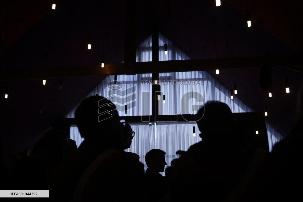 French President Visits Brittany After Storm Ciaran