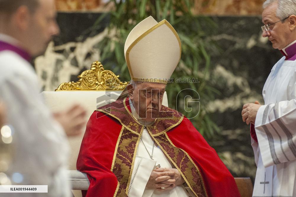 Pope Francis Leads A Mass In Memory Of Benedict XVI - Vatican