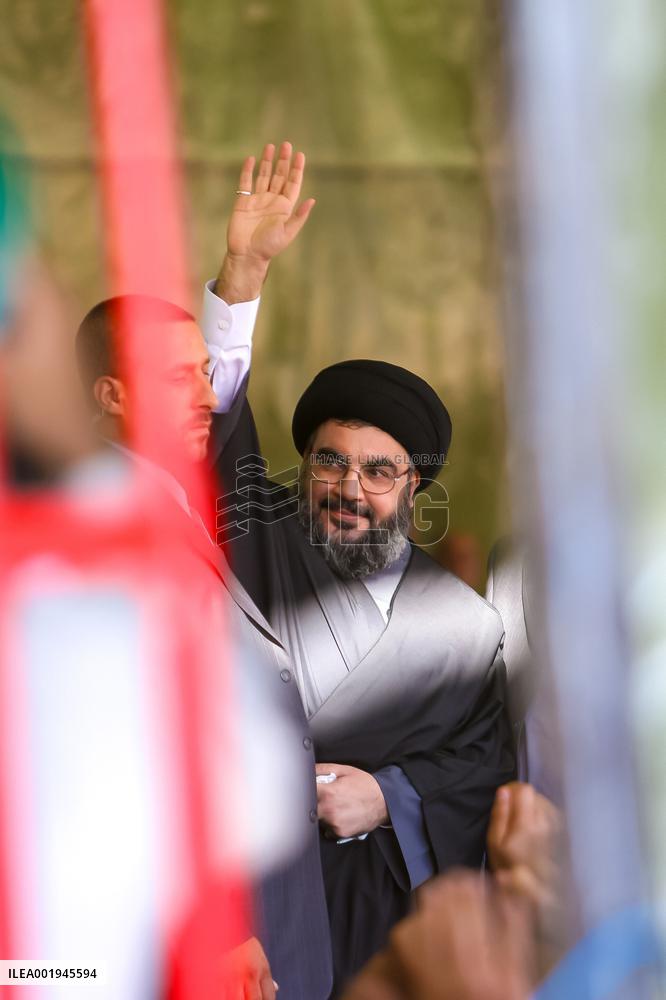 Files - Hezbollah Leader Nasrallah Gives A Speech - Beirut