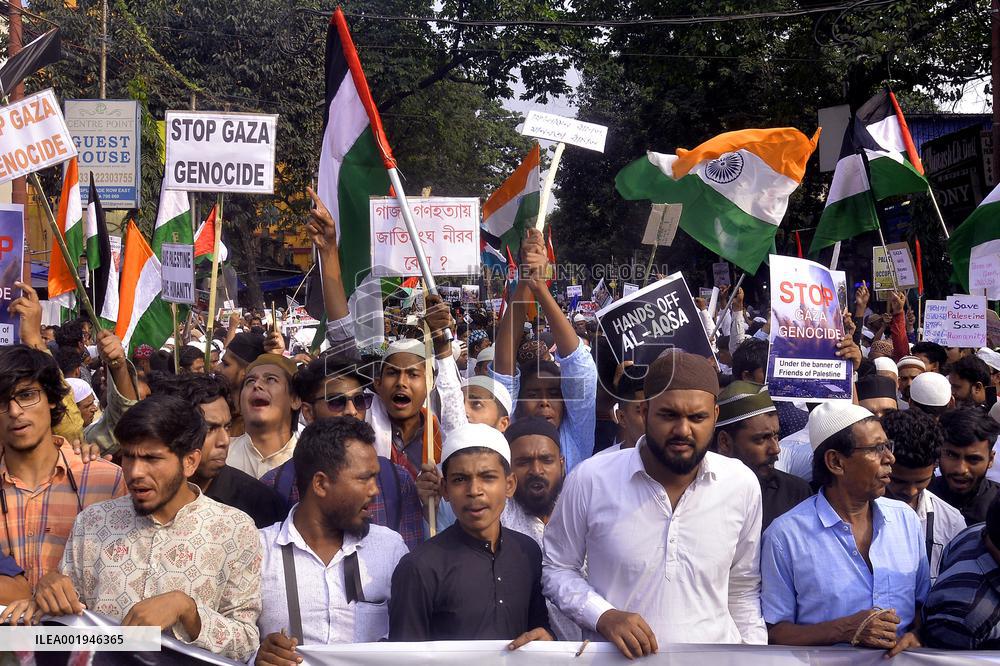 Pro-Plestinian Rally - Kolkata
