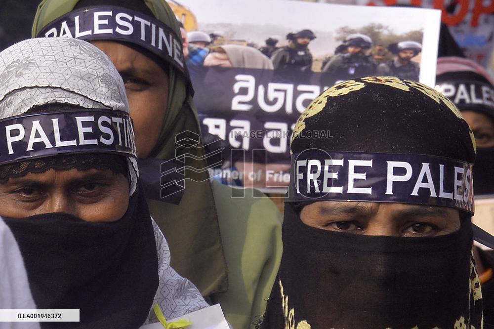 Pro-Plestinian Rally - Kolkata