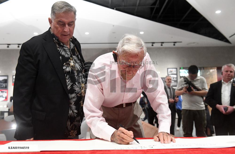 CHINA-GUANGXI-LIUZHOU-FLYING TIGERS-VETERANS-VISIT (CN)