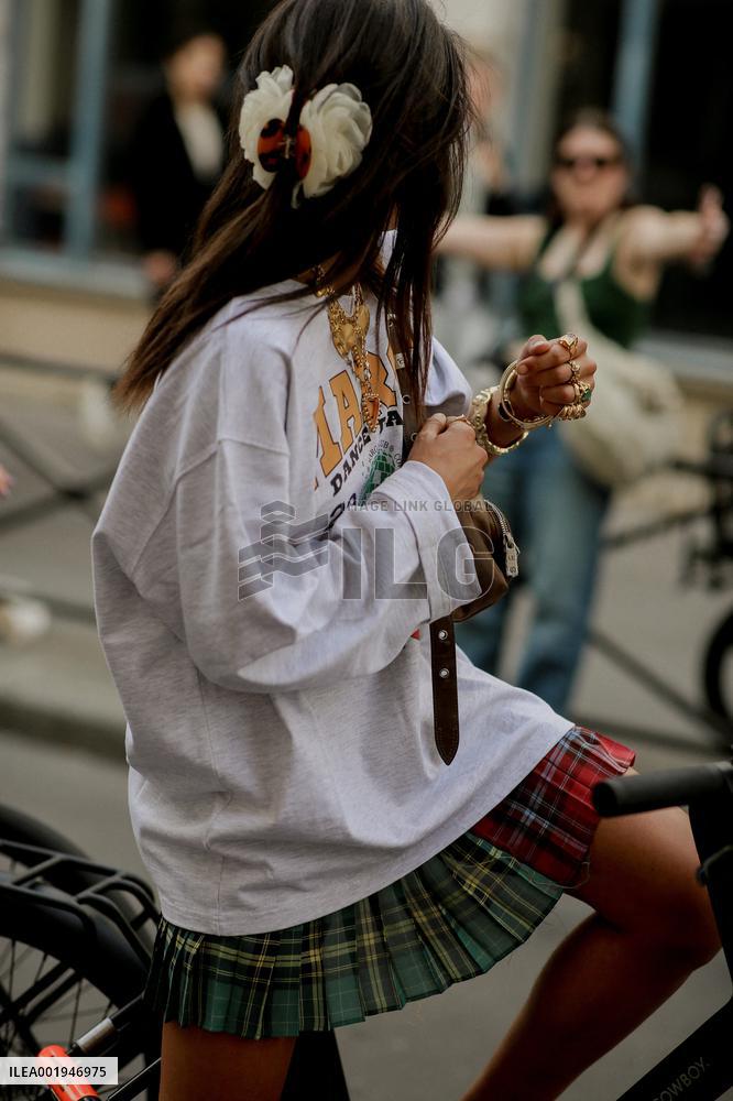 PFW SS24 Cecilie Bahnsen Street Style