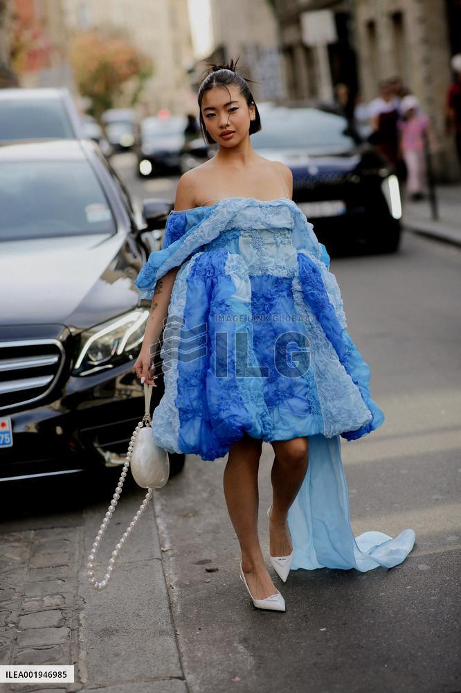 PFW SS24 Cecilie Bahnsen Street Style