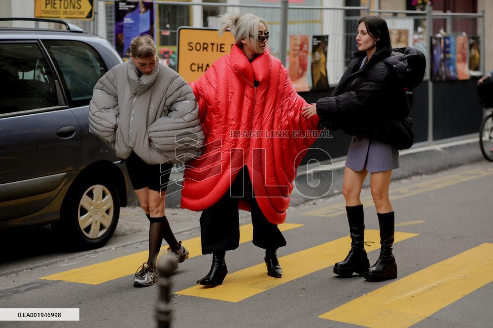 PFW SS24 Cecilie Bahnsen Street Style