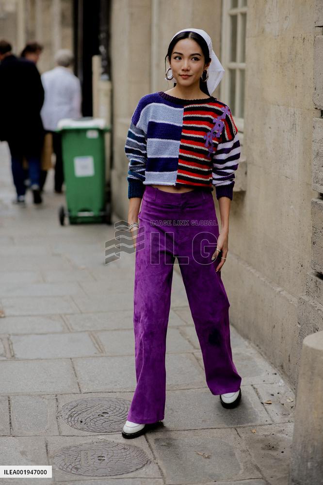 PFW SS24 Cecilie Bahnsen Street Style