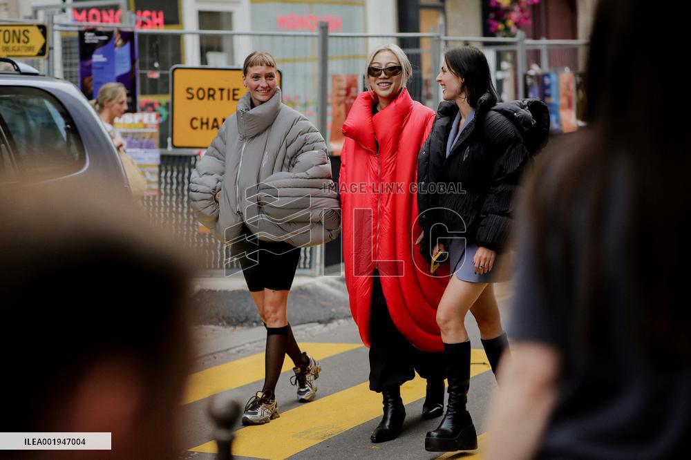 PFW SS24 Cecilie Bahnsen Street Style