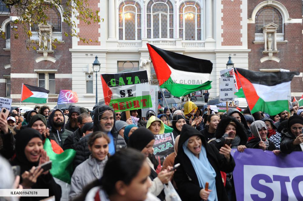 Pro-Palestinian Rally - Lille