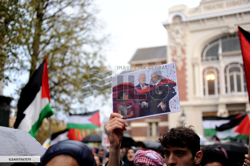 Pro-Palestinian Rally - Lille