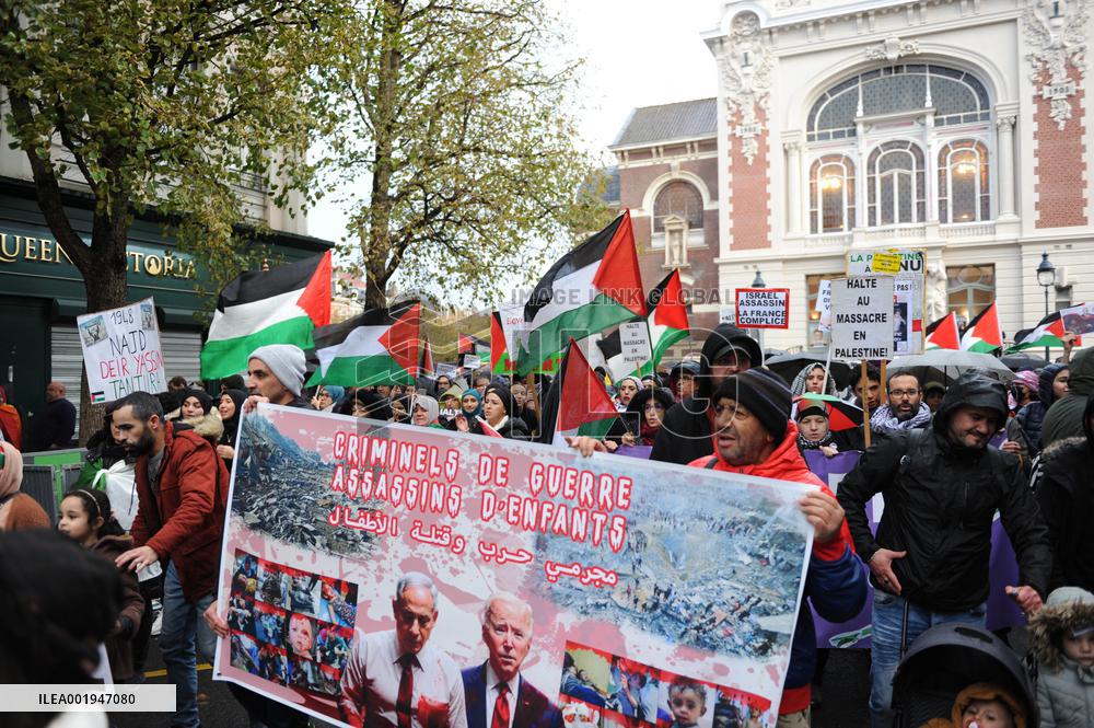Pro-Palestinian Rally - Lille