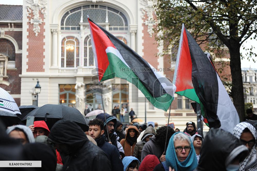 Pro-Palestinian Rally - Lille
