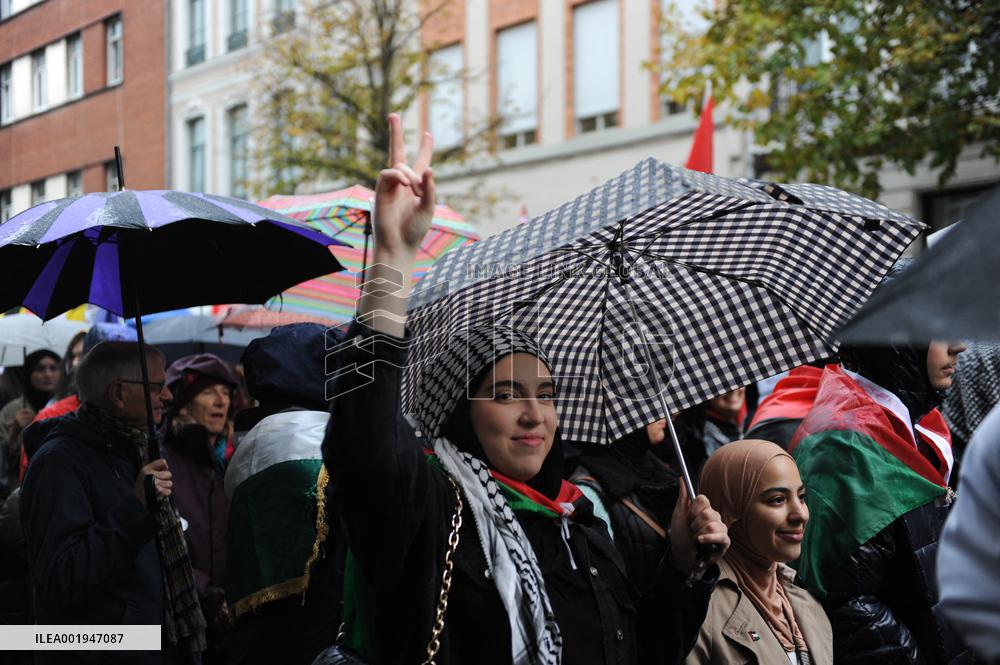 Pro-Palestinian Rally - Lille
