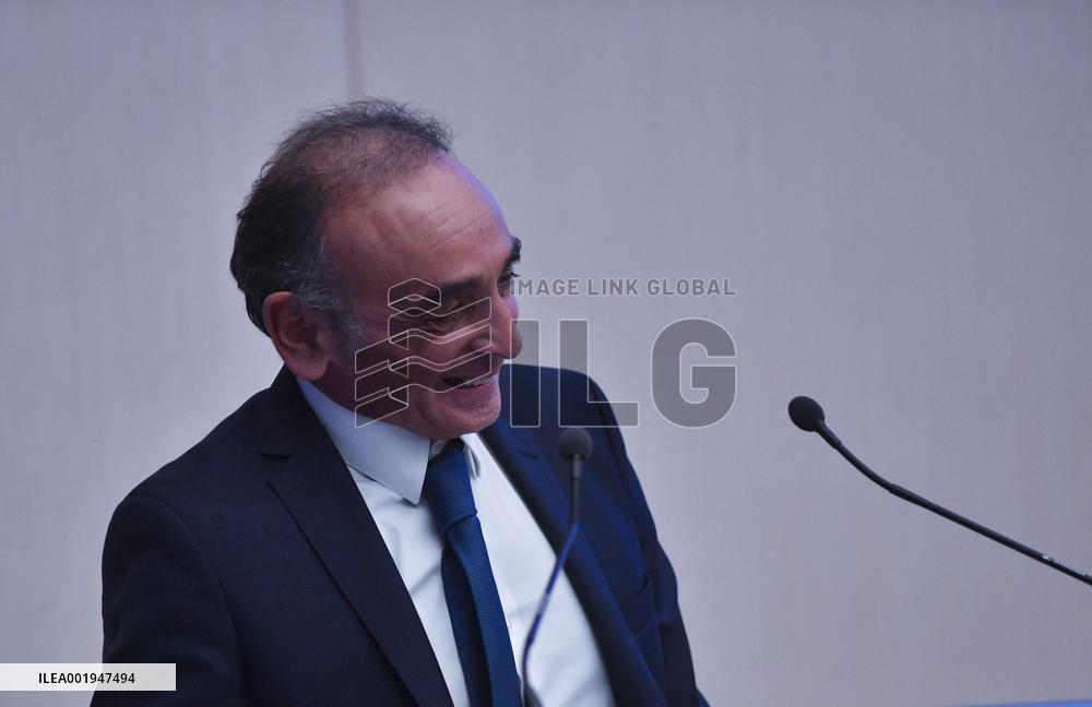 Eric Zemmour during Vigilant Parents Conference at Senate - Paris