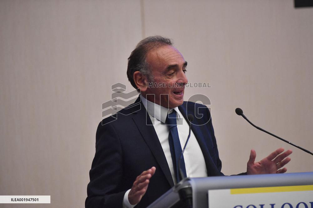 Eric Zemmour during Vigilant Parents Conference at Senate - Paris