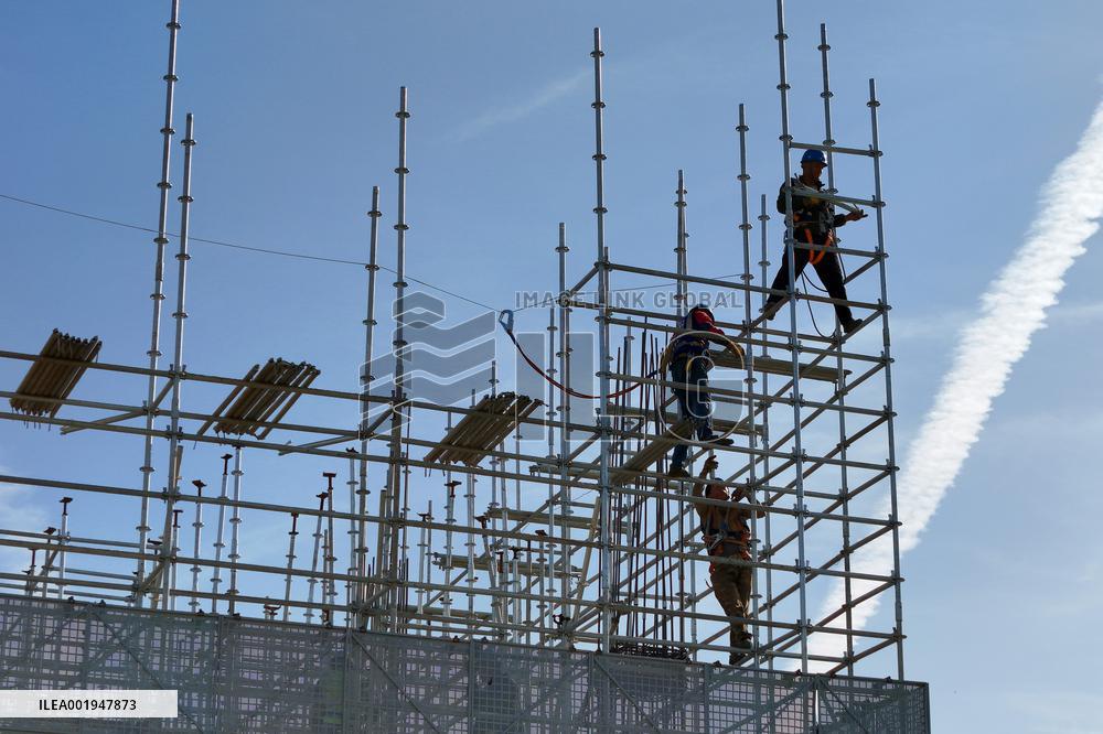 A Construction Site in Yantai
