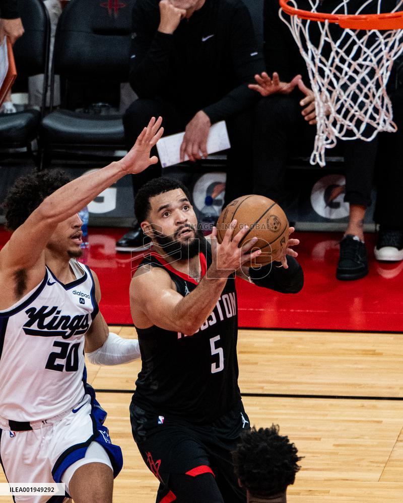 (SP)U.S.-HOUSTON-BASKETBALL-NBA-ROCKETS VS KINGS