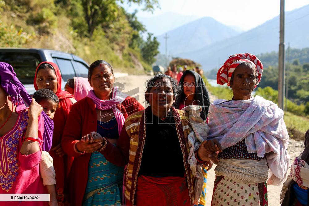 NEPAL-RUKUM WEST-EARTHQUAKE-AFTERMATH