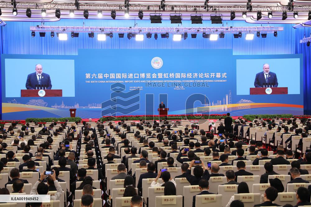 (CIIE)CHINA-SHANGHAI-CIIE-OPENING CEREMONY (CN)