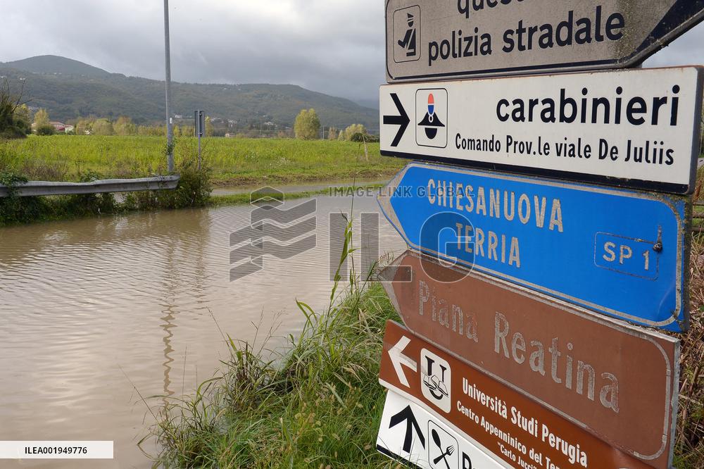 Violent Storm And Floods Hit Italy