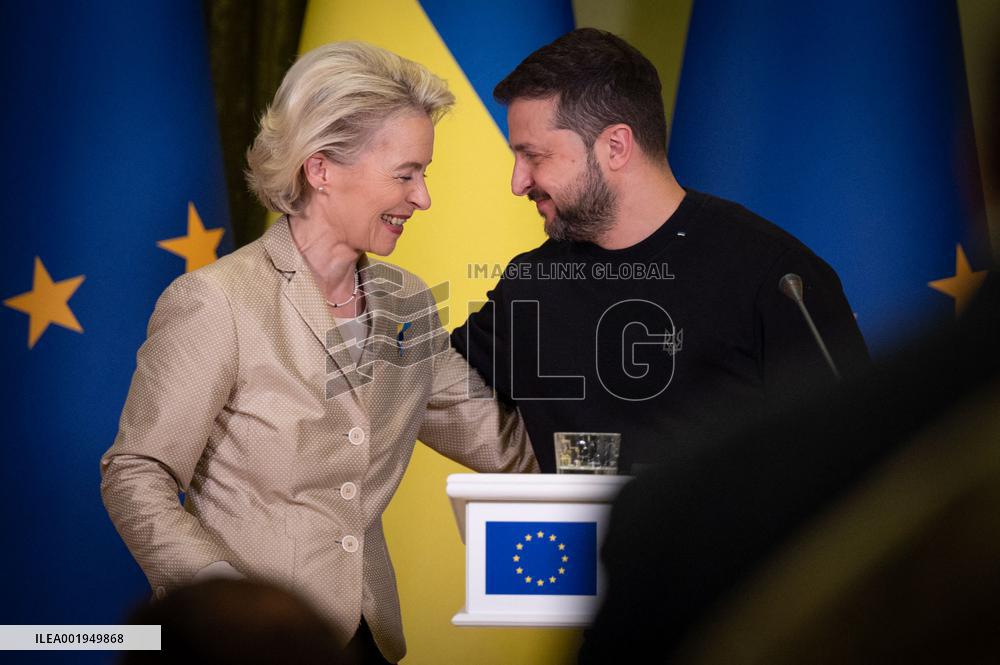 Von Der Leyen Visits Kyiv