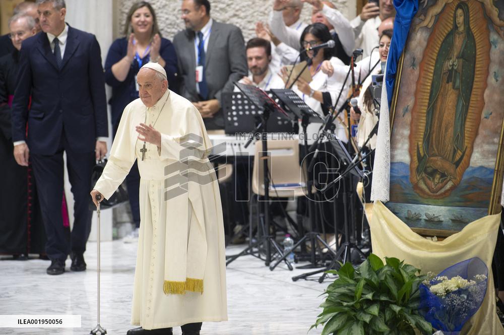 Pope Francis Meets With The CHARIS Members - Vatican