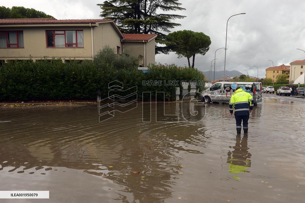 Violent Storm And Floods Hit Italy