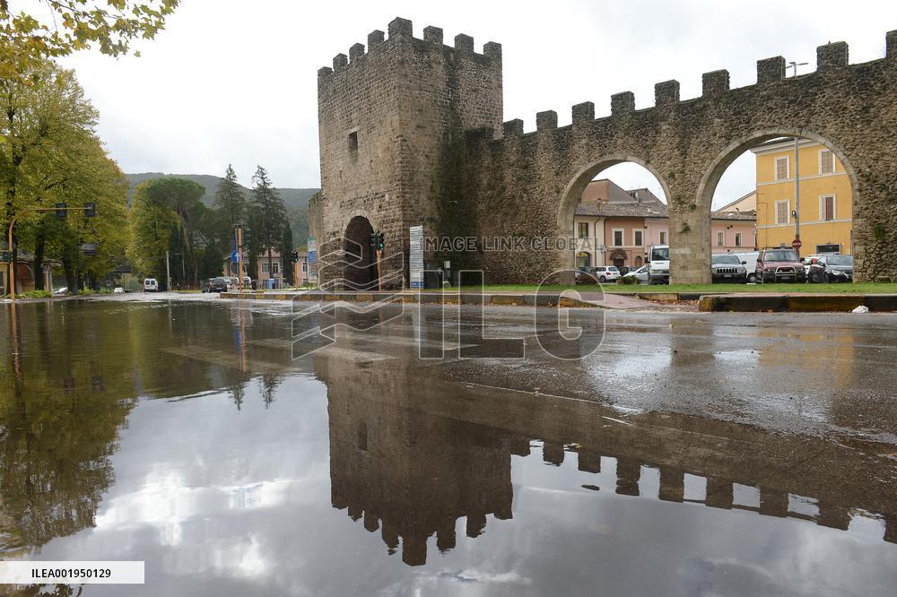 Violent Storm And Floods Hit Italy