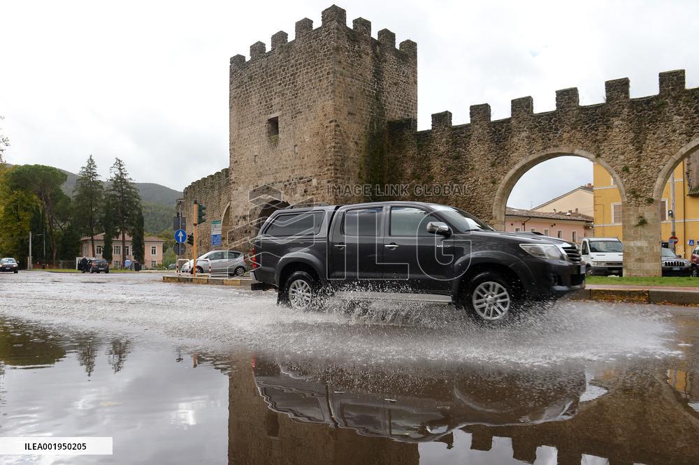 Violent Storm And Floods Hit Italy