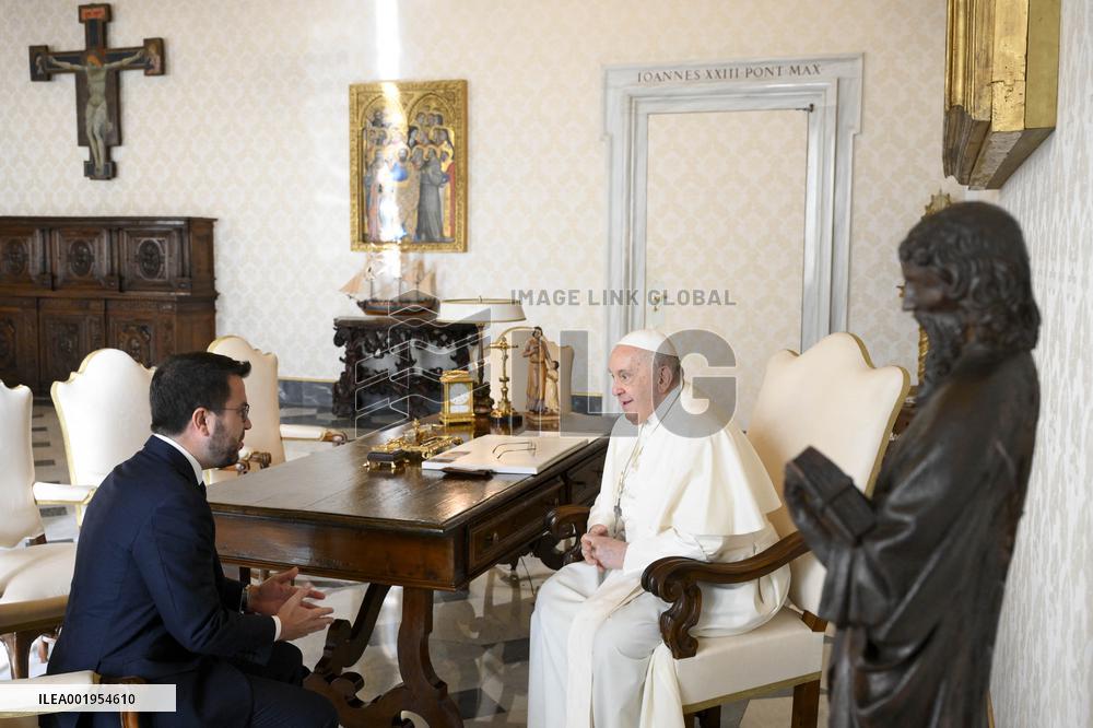 Pope Francis In Private Audiences - Vatican