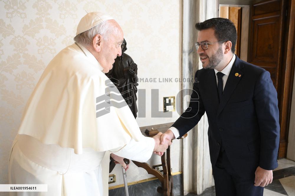Pope Francis In Private Audiences - Vatican