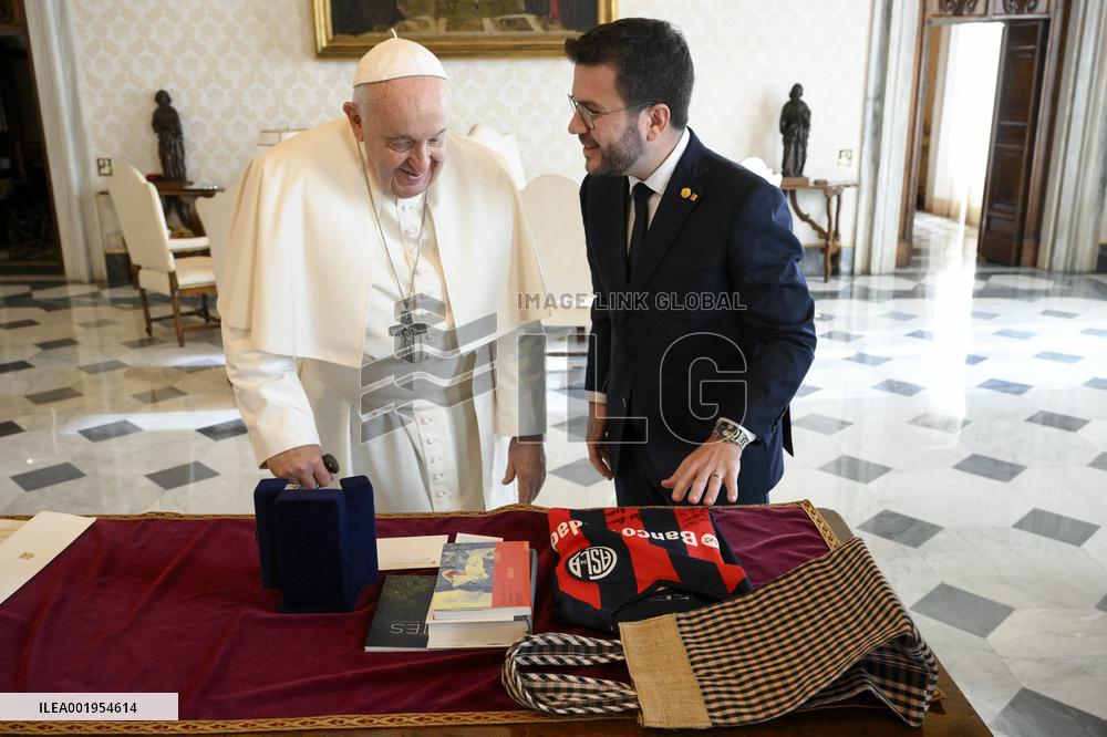 Pope Francis In Private Audiences - Vatican