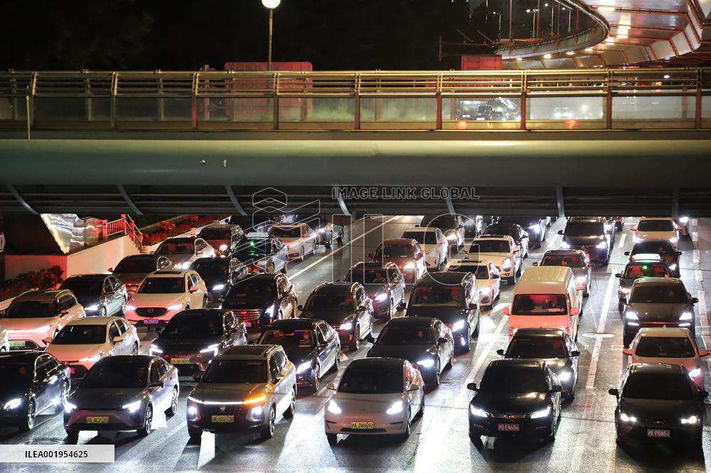 Traffic Peak in Shanghai