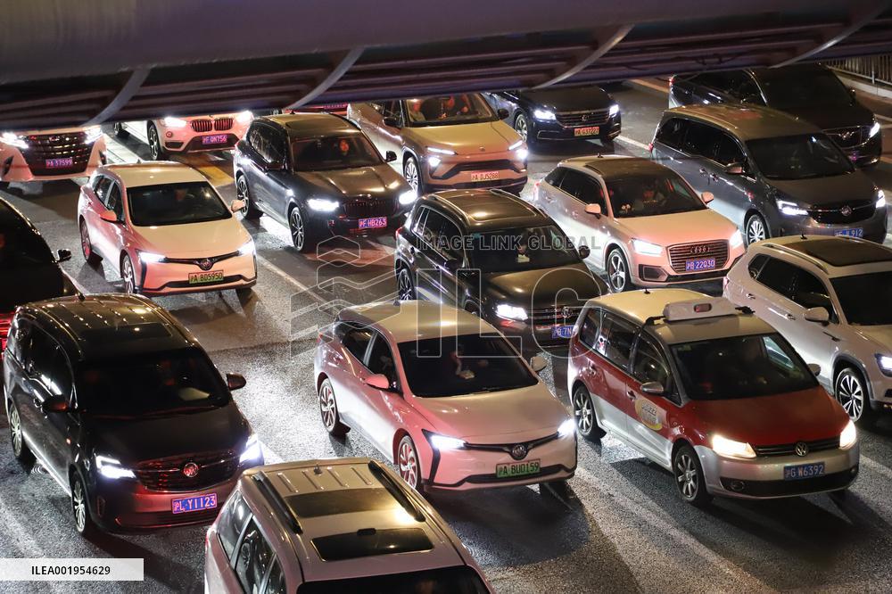 Traffic Peak in Shanghai