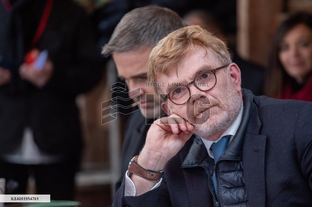 French Prime Minister Elisabeth Borne at « Ecurie des Pommiers » Equestrian Centre in Landes sur Ajon