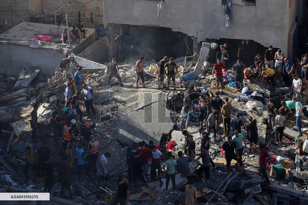 MIDEAST-GAZA-KHAN YOUNIS-PALESTINIAN-ISRAELI CONFLICT