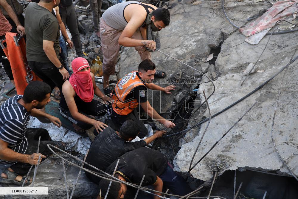 MIDEAST-GAZA-KHAN YOUNIS-PALESTINIAN-ISRAELI CONFLICT