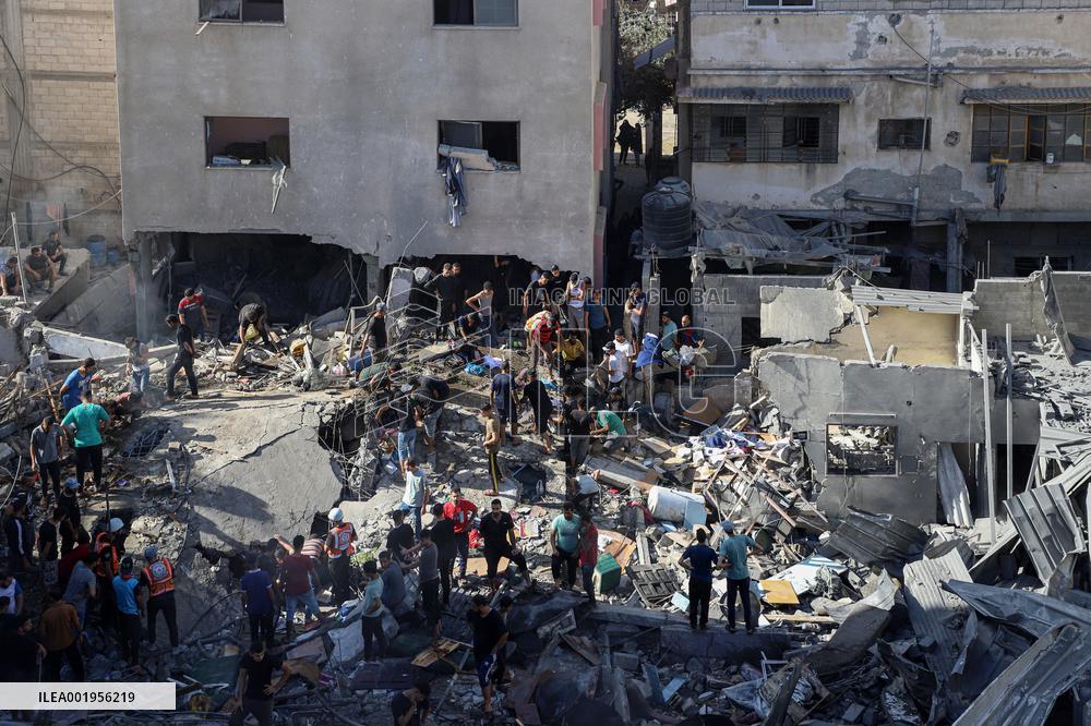 MIDEAST-GAZA-KHAN YOUNIS-PALESTINIAN-ISRAELI CONFLICT