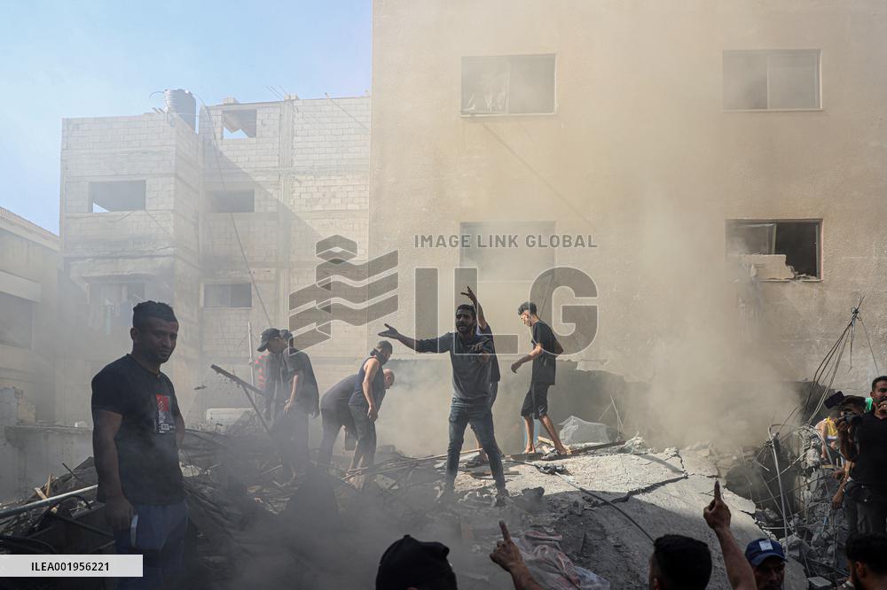 MIDEAST-GAZA-KHAN YOUNIS-PALESTINIAN-ISRAELI CONFLICT