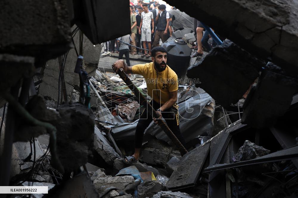 MIDEAST-GAZA-KHAN YOUNIS-PALESTINIAN-ISRAELI CONFLICT