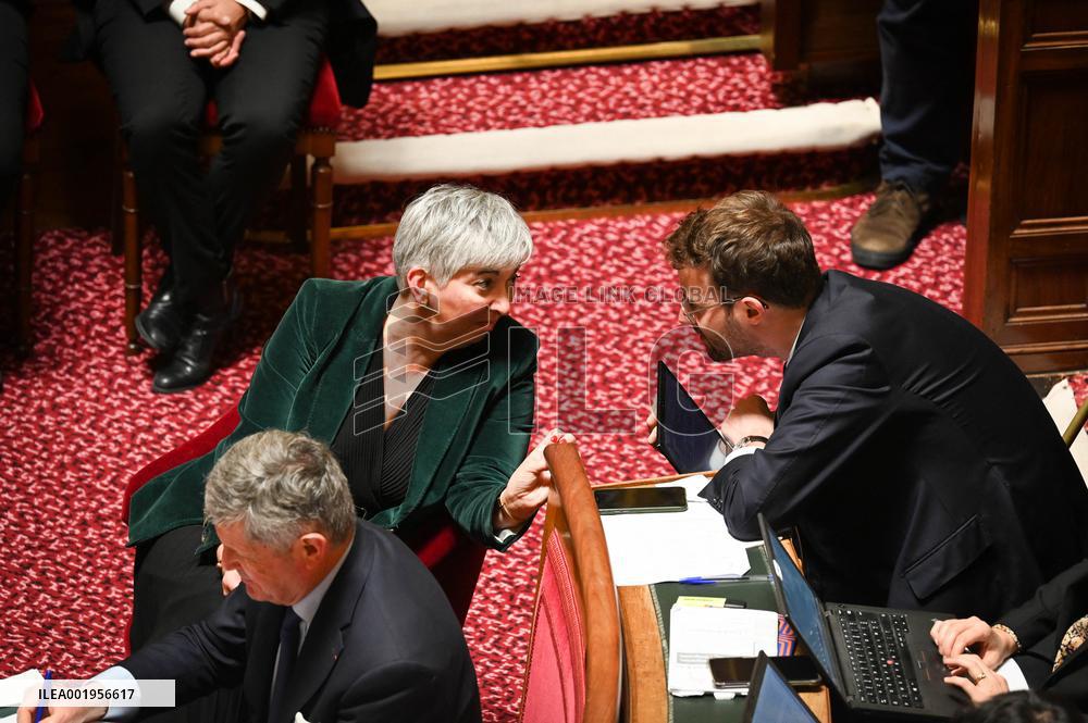 Government's Immigration Bill Debate - Paris