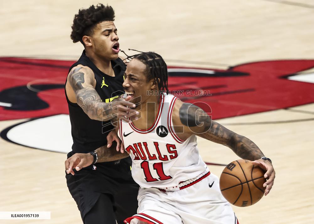 (SP)U.S.-CHICAGO-BASKETBALL-NBA-UTAH JAZZ VS CHICAGO BULLS