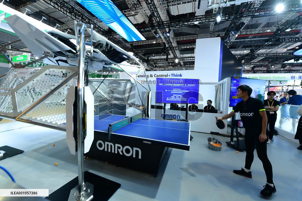 Omron Booth at The 6th CIIE in Shangha