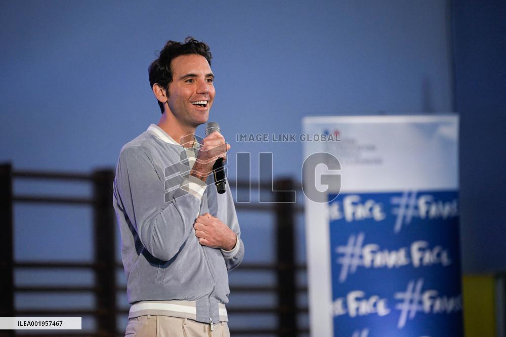Brigitte Macron During An Event Against Cchool Harassment - Paris