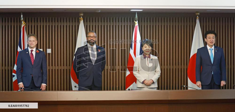 Japan, Britain foreign, defense ministers in Tokyo