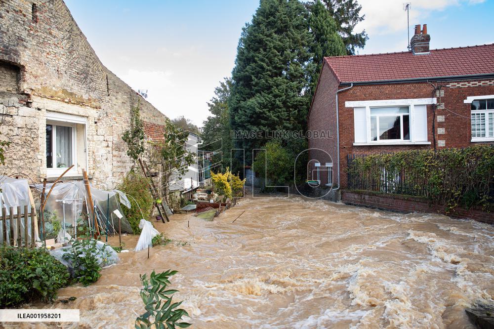 Exceptional Floods Hit Northern France - Pas-de-Calais